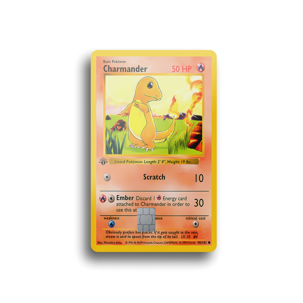 Charmander First Edition Card Skin