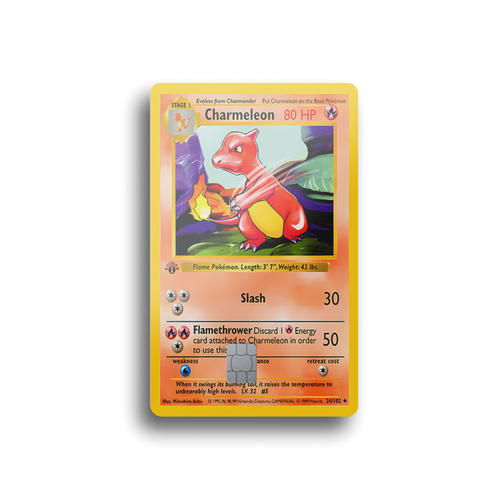 Charmeleon First Edition Card Skin