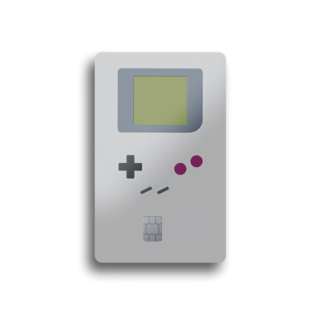 Gameboy Minimalist Card Skin (GRAY)