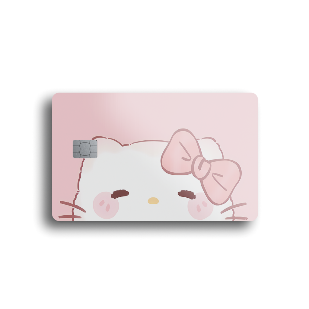 Hello Kitty Pastel Peeker Card Skin