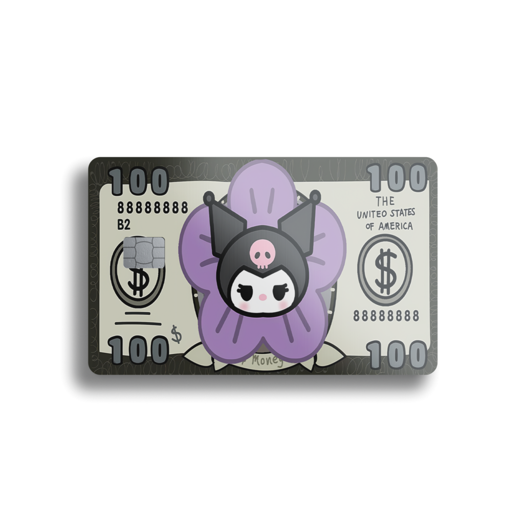 Kuromi Cash Card Skin