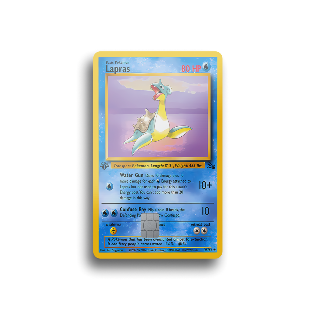 Lapras First Edition Card Skin