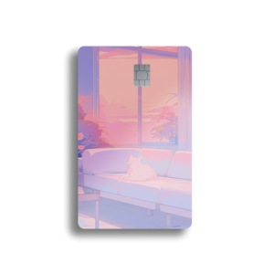 Pastel Lofi Cat Card Skin
