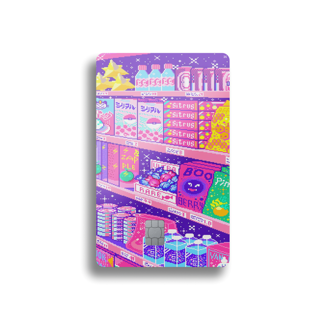 Pixel Art Poke Mart Card Skin