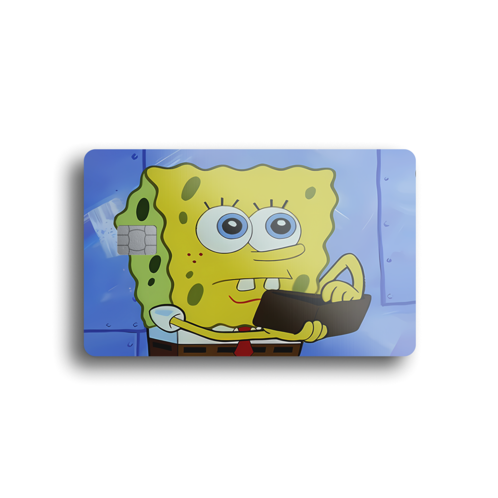 Sponge Wallet Card Skin