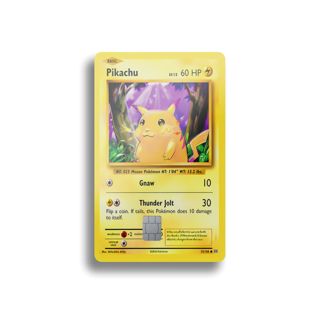 Pikachu First Edition Card Skin