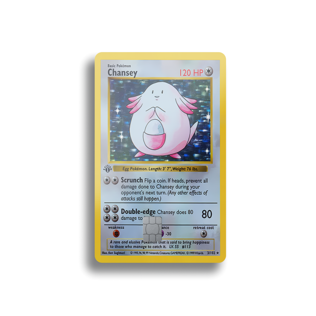 Chansey First Edition Card Skin