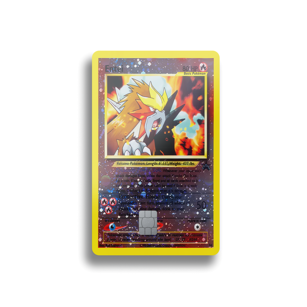 Entei First Edition Card Skin