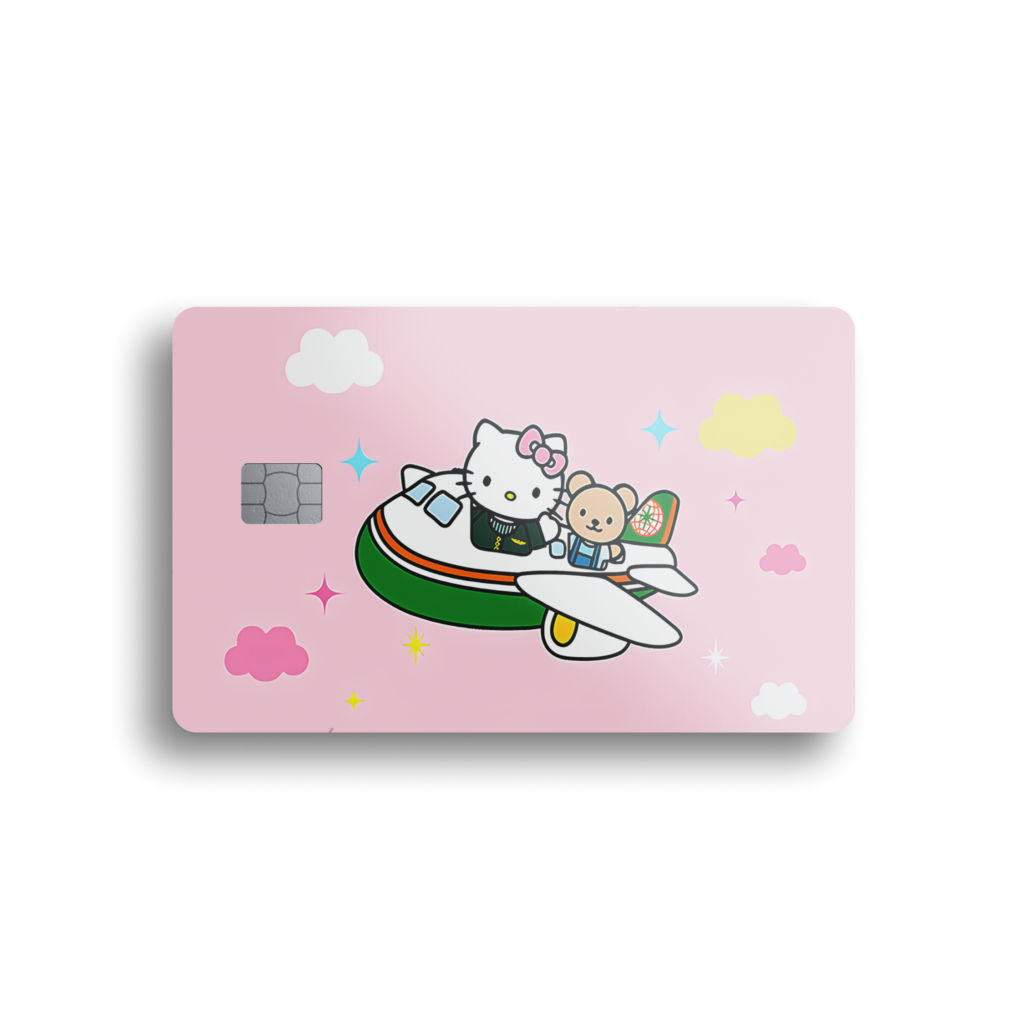 Hello Kitty Airplane Card Skin