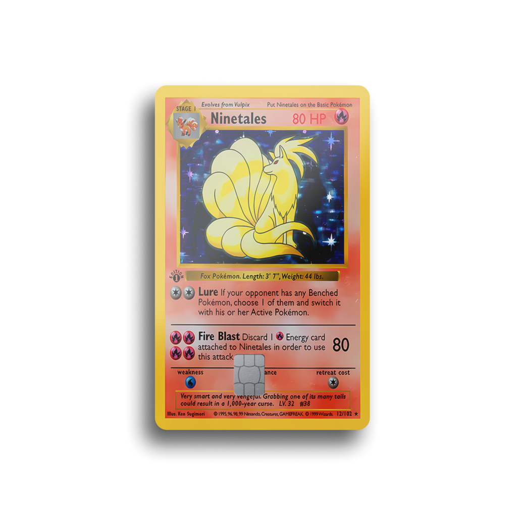 Ninetales First Edition Card Skin