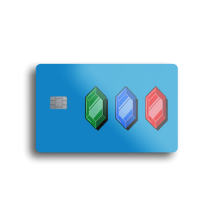Rupees Blue Card Skin