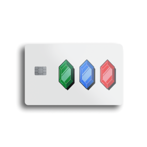 Rupees White Card Skin
