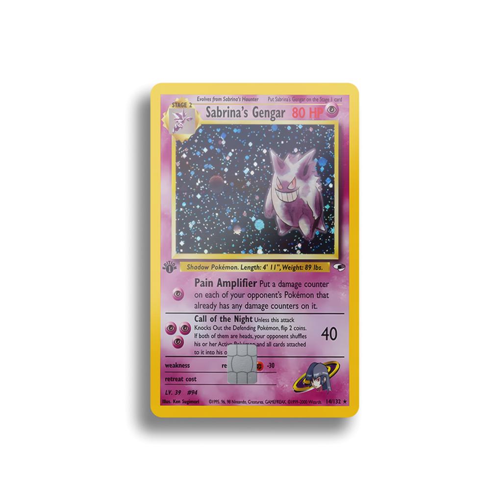 Sabrinas Gengar First Edition Card Skin