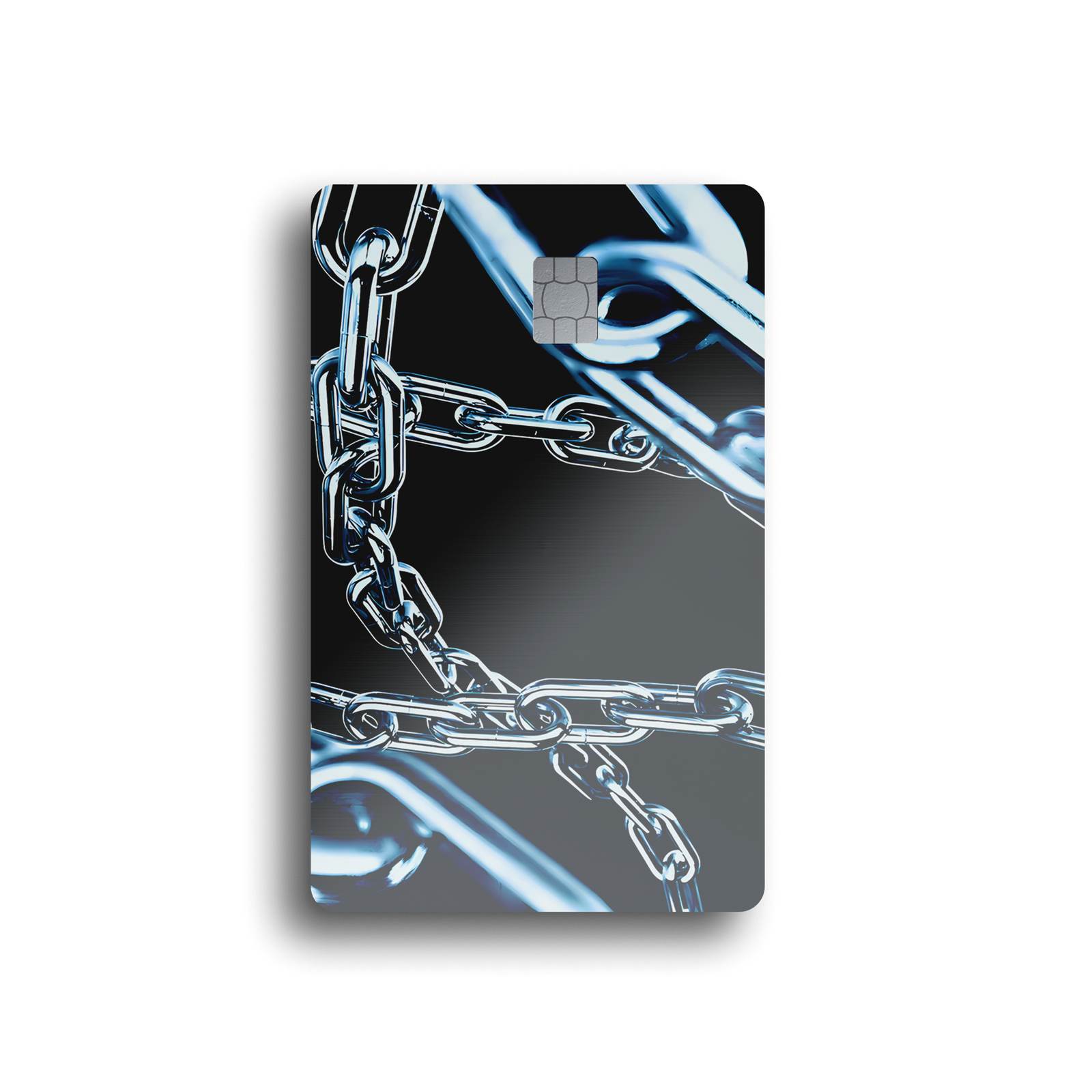 Chrome Chain Links Card Skin
