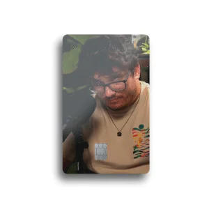 Podcast Stare Meme Card Skin