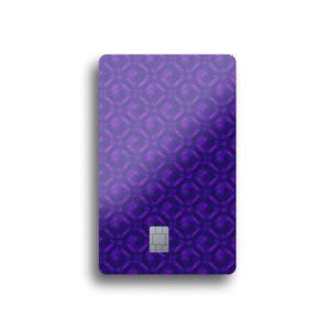 Purple Pixel Portal Card Skin