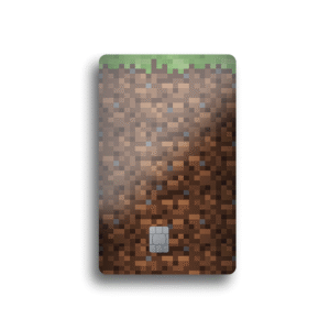 Pixel Grass Block Card Skin