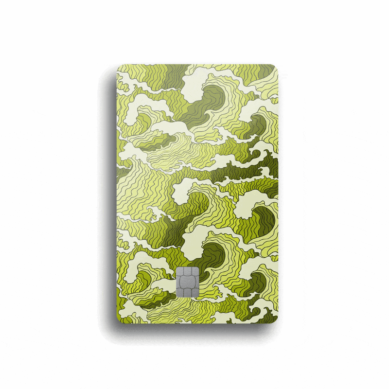 Vintage Waves Card Skin (COLOR OPTIONS)