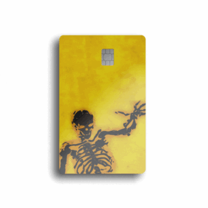 Flaming Skeleton Card Skin (COLOR OPTIONS)