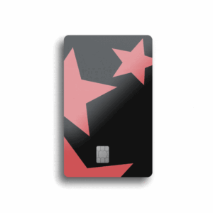 Y2K Stars Card Skin (COLOR OPTIONS)