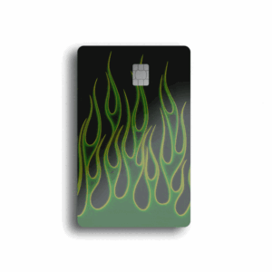 Neon Flames Card Skin (COLOR OPTIONS)